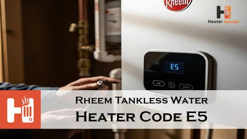 Rheem Tankless Water Heater Code E5-FI