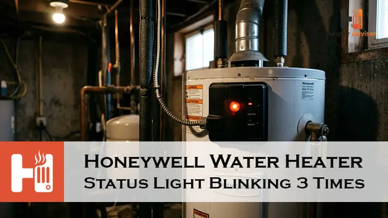 Honeywell Water Heater Status Light Blinking 3 Times-FI