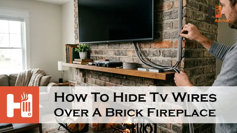 How To Hide Tv Wires Over A Brick Fireplace-FI