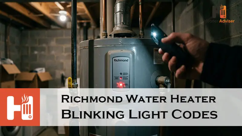 Richmond Water Heater Blinking Light Codes-FI