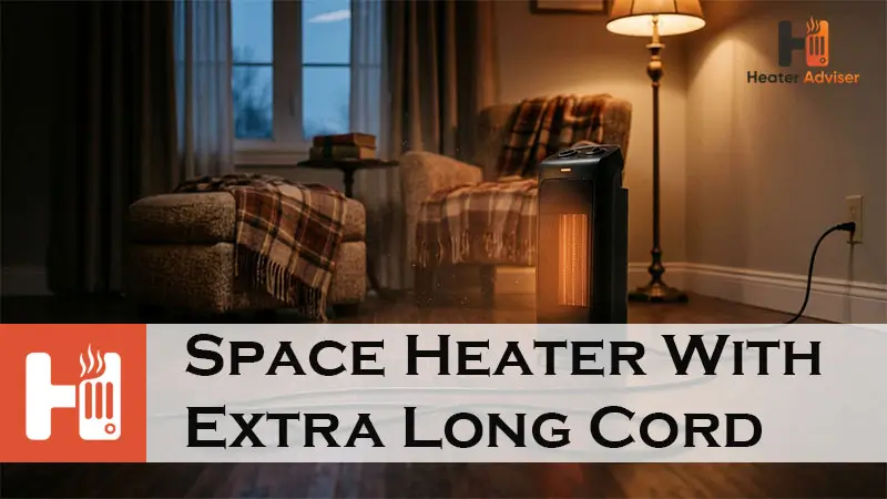 Space Heater With Extra Long Cord-FI