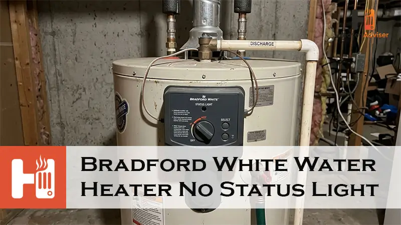 Bradford White Water Heater No Status Light-FI