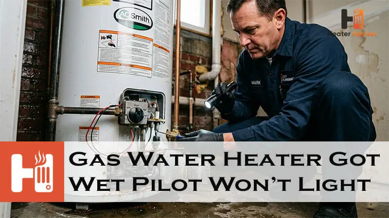 Gas Water Heater Got Wet Pilot Won’t Light FI