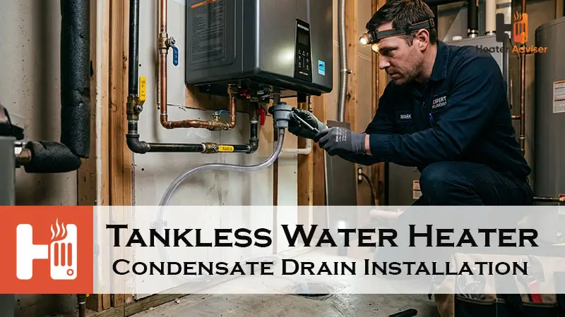 Tankless Water Heater Condensate Drain Installation-FI
