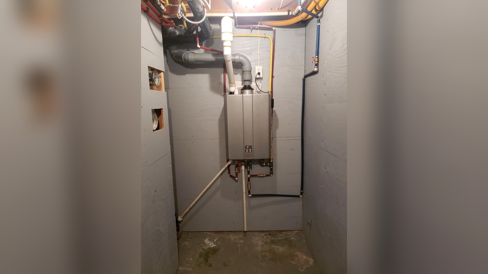 Tankless Water Heater Condensate Drain Installation