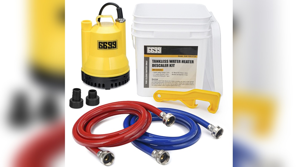 Tankless Water Heater Flush Pump Size